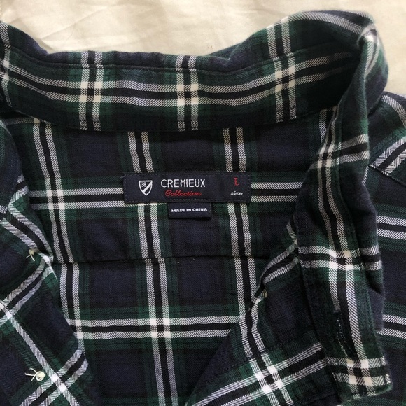 Men’s Cremieux Plaid Button Down - L - Picture 3 of 6